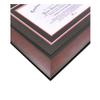 Campus Images Auburn University 17w x 13h Blue and Orange Diploma Frame, Dark Brown view 4