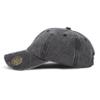 Custom Hat, Embroidered Classic Polo Style Baseball Cap, All Cotton Made Adjustable Fit Men Women Low Profile Dad Cap Hat (Pigment Washed Black) view 3