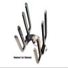 Big Air Razor Universal Triple Surf Rack (Polished Aluminum) - Holds 2 wakeboards and 1 Wake surf - 2.5" Clamp with Neoprene Liners to accommodate Down to 2.375", 2.25", 2" and 1.875" Round tubing. view 2