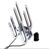 Big Air Razor Universal Triple Surf Rack (Polished Aluminum) - Holds 2 wakeboards and 1 Wake surf - 2.5" Clamp with Neoprene Liners to accommodate Down to 2.375", 2.25", 2" and 1.875" Round tubing. view 3