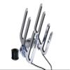 Big Air Razor Universal Triple Surf Rack (Polished Aluminum) - Holds 2 wakeboards and 1 Wake surf - 2.5" Clamp with Neoprene Liners to accommodate Down to 2.375", 2.25", 2" and 1.875" Round tubing. view 4