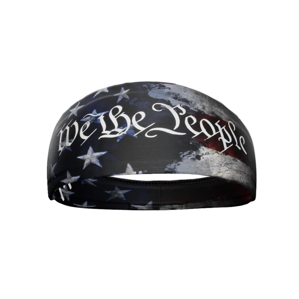 Elite Athletic Gear Unisex Headband/Sweatband. Multiple Designs! Sports, Fitness, Working Out, Yoga. (We The People)