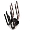Big Air Razor Universal Triple Knee Rack (Black Powder Coat) - Holds 2 wakeboards and 1 kneeboard - 2.5" Clamp with Neoprene Liners to accommodate Down to 2.375", 2.25", 2" and 1.875" Round tubing. view 2