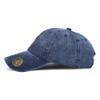 Custom Hat, Embroidered Classic Polo Style Baseball Cap, All Cotton Made Adjustable Fit Men Women Low Profile Dad Cap Hat (Pigment Washed Navy) view 3