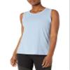 Amazon Essentials Women's Soft Cotton Relaxed-Fit Yoga Tank Top (Available in Plus Size), Sky Blue, 2X view 1