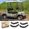 10L0L Golf Cart Fender Flares for Yamaha G14 G16 G19 G20 G22 - Standard Front and Rear Golf Cart Mud Flaps W/Stainless Steel Screws Hardware NOT For Modified Carts Bodies view 1