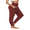 DIBAOLONG Womens Yoga Sweatpants Loose Workout Joggers Pants Comfy Lounge Pants with Pockets Burgundy L view 1