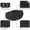 Krydex Tactical Molle Modular Low Profile Padded Patrol Mesh Lining Battle Belt (BK) view 4