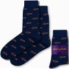 AUSCUFFLINKS Triceratops Dinosaur Socks for Him | Animal Lover Dinosor Socks for Men | Jurassic Park Gift | Birthday Gift for Guys (Triceratops) view 1