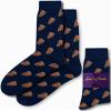 AUSCUFFLINKS Pizza Italian Food Socks for Him | Pizza Lover Pepperoni Italy | Cotton Socks | Present for Work Colleague | Bday Gift for Guys (Pizza) One Size view 1