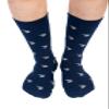 AUSCUFFLINKS Shark Socks For Men | Novelty JAWS Socks for Him - Wolf of Wall Street Surfer Birthday Gift for Guys view 2