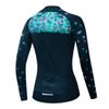 Cycling Jersey Long Sleeve Womens Mountain Bike Jersey Zip Shirts Road Bicycle Clothing Sport Racing MTB Tops for Ladies Female Bouse Fall Autumn Spring Breathable Black Blue Size XL view 2