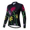 Cycling Jersey Long Sleeve Womens Mountain Bike Jersey Zip Shirts Road Bicycle Clothing Sport Racing MTB Tops for Ladies Female Bouse Fall Autumn Spring Breathable Black Yellow Size XXXL view 1