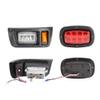 10L0L Upgrade Headlight Taillight Kit for Club Car DS Golf Cart, with Low/High Beam, Turn Signal Switch Horn Button, Blinker & Brake Light Switch Pad, Daytime Running Lamp view 3