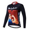 Cycling Jersey Long Sleeve Womens Mountain Bike Jersey Zip Shirts Road Bicycle Clothing Sport Racing MTB Tops for Ladies Female Bouse Fall Autumn Spring Breathable Black Brown Size M view 1