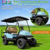 10L0L Golf Cart Front and Rear Fender Flares for Club Car Precedent 2004 & UP - Set of 4 Golf Cart Fender Flares W/Stainless Steel Screws Hardware NOT for Modified Car view 2