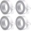 Outus 16 Feet Double Sided Fashion Body Tape, Clear Fabric Double Sided Beauty Clothing Tape for Clothes Dress Wedding Prom Lingerie(4) view 1