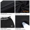 G Gradual Boys' Compression Pants Youth Thermal Base Layer Fleece Tights Sports Basketball Leggings for Boys (Black, Medium) view 3