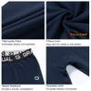 G Gradual Boys' Compression Pants Youth Thermal Base Layer Fleece Tights Sports Basketball Leggings for Boys (Navy Blue, X-Large) view 3