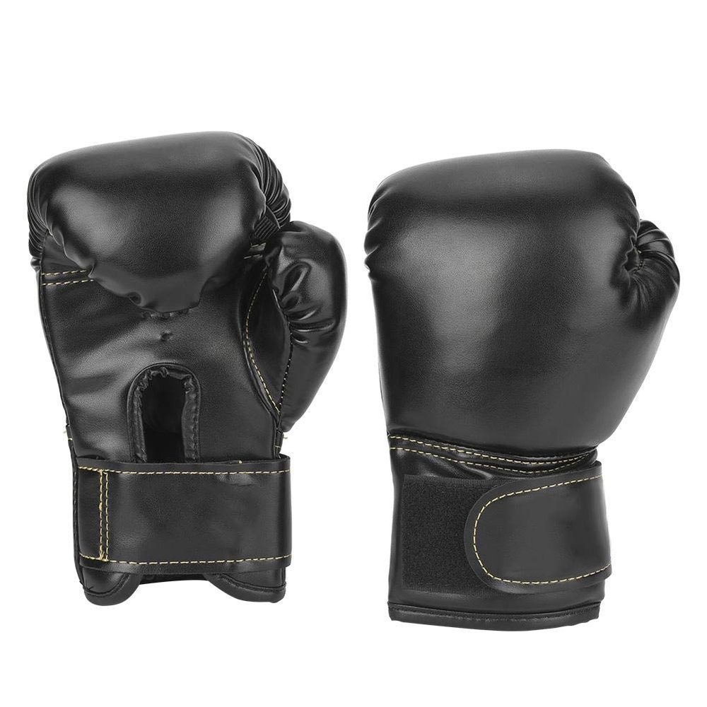 Boxing Training Gloves, Kids Boxing Gloves Children Boxing Gloves Kids Sandbag Punching Sparring Training Mitts (Black)