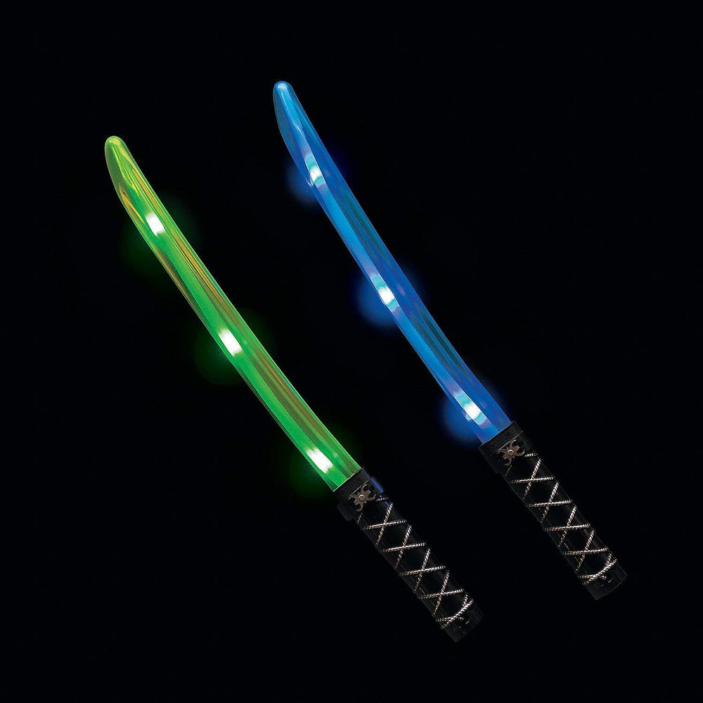 Fun Express Ninja Sword W/Light Sound - Toys - 2 Pieces