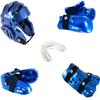Lightning 8 Piece Deluxe Gear Set w/Shin Guards & Free Mouthpiece (Black, Medium) view 1