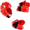 Lightning 8 Piece Deluxe Gear Set w/Shin Guards & Free Mouthpiece (Red, XLarge) view 1