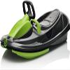 Gizmo Riders Snow Sled for Kids, Adults - Toboggan Sled, Easy Turning Steering Wheel, Anti-Slip Seat, Pull Up Brake, Durable Plastic Sled, Lightweight, Snow Sleds, Age 3+, 260 lbs view 1