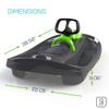 Gizmo Riders Snow Sled for Kids, Adults - Toboggan Sled, Easy Turning Steering Wheel, Anti-Slip Seat, Pull Up Brake, Durable Plastic Sled, Lightweight, Snow Sleds, Age 3+, 260 lbs view 3