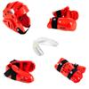Lightning 8 Piece Deluxe Gear Set w/Shin Guards & Free Mouthpiece (White, Small) view 4