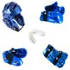 Lightning 8 Piece Deluxe Gear Set w/Shin Guards & Free Mouthpiece (Red, Child Large) view 1