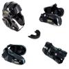 Lightning 8 Piece Deluxe Gear Set w/Shin Guards & Free Mouthpiece (Red, Child Large) view 2
