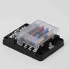 EGIS RT Fuse Block 6 Pos W/Ground & LED Indication, Bulk (8025B) view 1