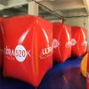 Inflatabe Floating 0.7mm PVC Swimming Water Barrier Racing Marker Cube Buoy/Pump (3x3ft.) view 1