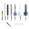MaximalPower 7-Pack Combo of Gun Cleaning Bore Brushes | Solid Brass Jag Phosphor Bronze Nylon Cotton Chamber Brush | for .22 Cal/5.56mm, .243 cal/6mm, .270 Cal/6.8mm, .30 Cal/7.62mm (.30 Cal) view 2