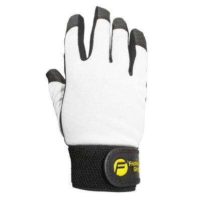 Friction Gloves Friction 3 Ultimate Frisbee Gloves - Pair - White - Men M