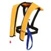 Top Safety Adult Life Jacket with Whistle - Manual Version Inflatable Lifejacket Life Vest Preserver PFD for Boating Fishing Sailing Kayaking Surfing Paddling Swimming - Adjustable Life Saving Vest view 2