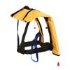 Top Safety Adult Life Jacket with Whistle - Manual Version Inflatable Lifejacket Life Vest Preserver PFD for Boating Fishing Sailing Kayaking Surfing Paddling Swimming - Adjustable Life Saving Vest view 3