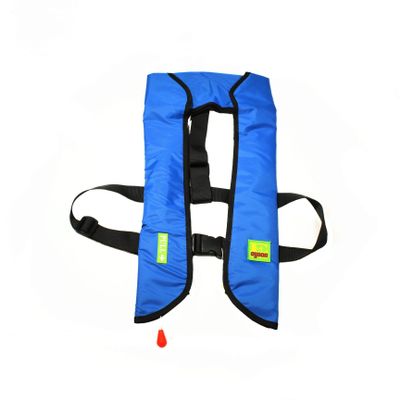 Top Safety Adult Life Jacket with Whistle - Manual Version Inflatable Lifejacket Life Vest Preserver PFD for Boating Fishing Sailing Kayaking Surfing Paddling Swimming - Adjustable Life Saving Vest
