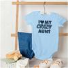 Brisco Brands Love My Crazy Aunt Funny Cool Auntie Baby Romper Boys or Girls view 4
