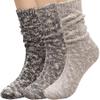 3 Pairs Women Winter Wool Cable Knit Crew Knee High Boot Socks,Size 5-11#W919 (Polyester Blend, Color B03) view 1