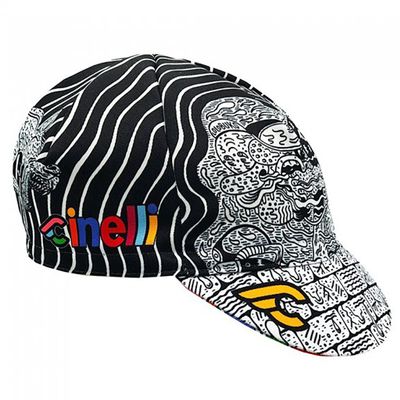 Cinelli Unisex's Louie Cordero Lolobuko Cycling Cap, Black, One Size