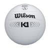 WILSON K1 Silver Indoor Game Volleyball - Official Size, White view 1