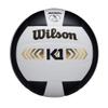 WILSON K1 Gold Indoor Game Volleyball - Official Size, Black/White view 1