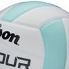 Wilson Pro Tour Indoor Volleyball - Official Size, Teal/White view 4