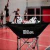 WILSON K1 Silver Indoor Game Volleyball - Official Size, Red/White/Navy view 3