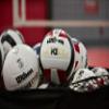 Wilson K1 Gold Indoor Volleyball - Official Size, Red/White/Navy view 4