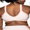 Beauty Back Full Figure Wirefree Extended Side and Back Smoother Bra 71267, Sheer Quartz, 42D view 3