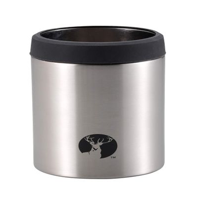 Captain Stag UE-3490 HD Insulated Can Holder for 11.8 fl oz (350 ml) Cans, Silver