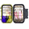 72 Assorted Trout Fly Fishing Flies Kit | Waterproof Fly Fishing Box | Nymphs, Wet, Dry, Streamer, Hopper Flies view 1